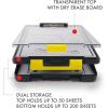 image:imageDexas Clearview Clipcase Dry Erase clipboard 1375 x 95 Inch Orange See papers clearly outdoors stay organized and dry Ideal for coaching teaching homeschooling art trades and medical prosYellow