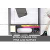 image:imageDexas Clipcase Storage Clipboard wHandlePearlized Silver