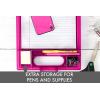 image:imageDexas Clipcase Storage Clipboard wHandlePink