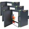 image:imageDexas Duo Clipcase Double Sided Clipboard Design Portable Clipboards 13x10 GrayGreen Combine Style and Functionality Office Supplies for Nursing School Work Trades Home OfficeGrayGreen
