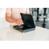 image:imageDexas Duo Clipcase Double Sided Clipboard Design Portable Clipboards 13x10 GrayGreen Combine Style and Functionality Office Supplies for Nursing School Work Trades Home OfficeGrayOrange