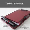 image:imageDexas Folio Clipcase Professional Storage Clipboard with Pen Storage Compartment 975 x 1475 A4 Sandstone Ideal for Teachers Nurses Coaches Students Trades HomeschoolingMerlot