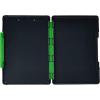image:imageDexas Legal Size XL Slimcase 2 Storage Clipboard Gray with Green Clip 155 x 105Gray With Green Clip