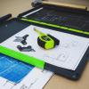 image:imageDexas Legal Size XL Slimcase 2 Storage Clipboard Gray with Green Clip 155 x 105Gray With Green Clip