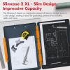image:imageDexas Legal Size XL Slimcase 2 Storage Clipboard Gray with Green Clip 155 x 105Gray With Orange Clip