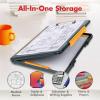 image:imageDexas Legal Size XL Slimcase 2 Storage Clipboard Gray with Green Clip 155 x 105Gray With Orange Clip