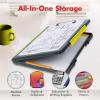 image:imageDexas Legal Size XL Slimcase 2 Storage Clipboard Gray with Green Clip 155 x 105Gray With Yellow Clip