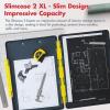 image:imageDexas Legal Size XL Slimcase 2 Storage Clipboard Gray with Green Clip 155 x 105Gray With Yellow Clip