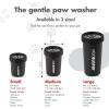 image:imageDexas MudBuster Portable Dog Paw Cleaner Large Blue PW720312Black