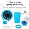 image:imageDexas MudBuster Portable Dog Paw Cleaner Large Blue PW720312Blue