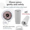 image:imageDexas MudBuster Portable Dog Paw Cleaner Large Blue PW720312Bright White
