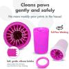 image:imageDexas MudBuster Portable Dog Paw Cleaner Large Blue PW720312Fuchsia