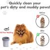 image:imageDexas MudBuster Portable Dog Paw Cleaner Large Blue PW720312Light Grey