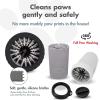 image:imageDexas MudBuster Portable Dog Paw Cleaner Large Blue PW720312Light Grey