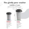 image:imageDexas MudBuster Portable Dog Paw Cleaner Large Blue PW720312Light Grey