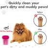 image:imageDexas MudBuster Portable Dog Paw Cleaner Large Blue PW720312Pink