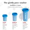 image:imageDexas MudBuster Portable Dog Paw Cleaner Large Blue PW720312Pro Blue