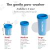image:imageDexas Small Dog Paw Cleaner Pro Blue Paw Washer for Dogs Premium Quality Pet Supplies and Dog Accessories