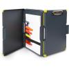 image:imageDexas Duo Clipcase Double Sided Clipboard Design Portable Clipboards 13x10 GrayGreen Combine Style and Functionality Office Supplies for Nursing School Work Trades Home OfficeYellow