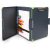 image:imageDexas Duo Clipcase Double Sided Clipboard Design Portable Clipboards 13x10 GrayGreen Combine Style and Functionality Office Supplies for Nursing School Work Trades Home OfficeGrayGreen