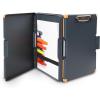 image:imageDexas Duo Clipcase Double Sided Clipboard Design Portable Clipboards 13x10 GrayGreen Combine Style and Functionality Office Supplies for Nursing School Work Trades Home OfficeGrayOrange