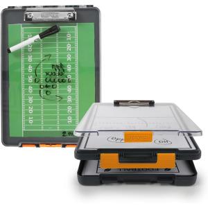 image:imageDexas Clearview Clipcase Dry Erase clipboard 1375 x 95 Inch Orange See papers clearly outdoors stay organized and dry Ideal for coaching teaching homeschooling art trades and medical prosOrange