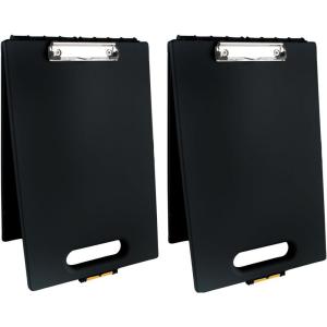 image:imageDexas Clipcase Storage Clipboard with Handle Set of Two PurpleBlack