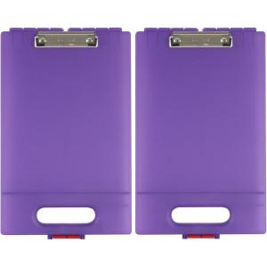 image:imageDexas Clipcase Storage Clipboard with Handle Set of Two PurplePurple