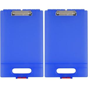 image:imageDexas Clipcase Storage Clipboard with Handle Set of Two PurpleRoyal Blue