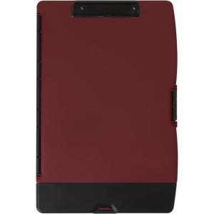 image:imageDexas Folio Clipcase Professional Storage Clipboard with Pen Storage Compartment 975 x 1475 A4 Sandstone Ideal for Teachers Nurses Coaches Students Trades HomeschoolingMerlot