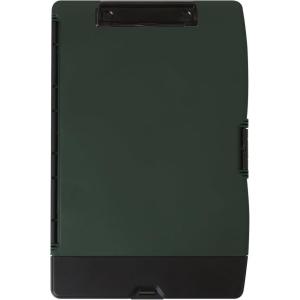 image:imageDexas Folio Clipcase Professional Storage Clipboard with Pen Storage Compartment 975 x 1475 A4 Sandstone Ideal for Teachers Nurses Coaches Students Trades HomeschoolingForest