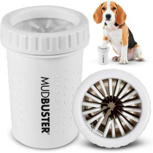 image:imageDexas MudBuster Portable Dog Paw Cleaner Large Blue PW720312Bright White