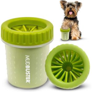 image:imageDexas MudBuster Portable Dog Paw Cleaner Large Blue PW720312Green