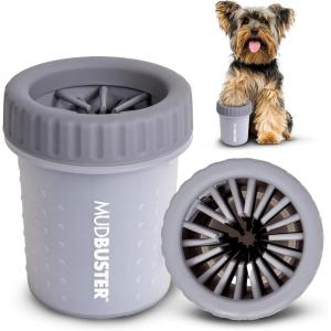 image:imageDexas MudBuster Portable Dog Paw Cleaner Large Blue PW720312Light Grey