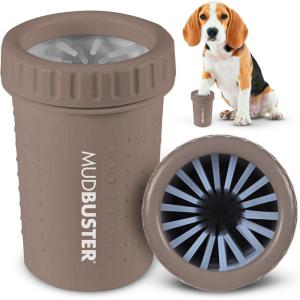 image:imageDexas MudBuster Portable Dog Paw Cleaner Large Blue PW720312Taupe