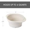 image:imageDexas 8 Collapsible Silicone Strainer in Sage Kitchen Strainer with Handles 72 Cup Capacity  BPAFree HeatResistant SpaceSaving Kitchen ToolCream