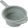 image:imageDexas 8 Collapsible Silicone Strainer in Sage Kitchen Strainer with Handles 72 Cup Capacity  BPAFree HeatResistant SpaceSaving Kitchen ToolSage