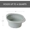image:imageDexas 8 Collapsible Silicone Strainer in Sage Kitchen Strainer with Handles 72 Cup Capacity  BPAFree HeatResistant SpaceSaving Kitchen ToolSage