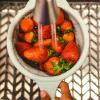 image:imageDexas 8 Collapsible Silicone Strainer in Sage Kitchen Strainer with Handles 72 Cup Capacity  BPAFree HeatResistant SpaceSaving Kitchen ToolSage