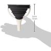 image:imageDexas POP Small Collapsible Silicone Funnel 25 inch Diameter GrayGray and White