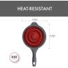 image:imageDexas Pop N Store Collapsible Strainer 8Inch Red 13 Quarts Capacity Dishwasher Safe SpaceSaving Design8 inch