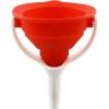 image:imageDexas POP Small Collapsible Silicone Funnel 25 inch Diameter GrayRedWhite