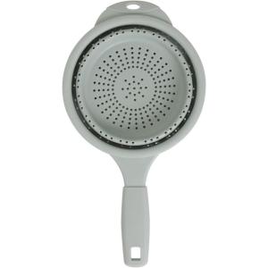 image:imageDexas 8 Collapsible Silicone Strainer in Sage Kitchen Strainer with Handles 72 Cup Capacity  BPAFree HeatResistant SpaceSaving Kitchen ToolSage