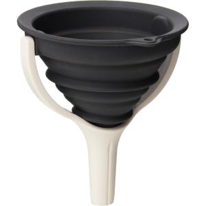 image:imageDexas POP Small Collapsible Silicone Funnel 25 inch Diameter GrayGray and White
