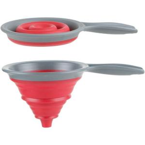 image:imageDexas Pop N Store Collapsible Strainer 8Inch Red 13 Quarts Capacity Dishwasher Safe SpaceSaving Design5 inch