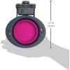 image:imageDexas Popware for Pets Collapsible Kennel Bowl Light Gray Round PW270432429GrayPink