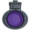 image:imageDexas Popware for Pets Collapsible Kennel Bowl Light Gray Round PW270432429GrayPurple