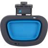 image:imageDexas Popware for Pets Collapsible Kennel Bowl Light Gray Round PW270432429Pro Blue