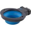 image:imageDexas Popware for Pets Collapsible Kennel Bowl Light Gray Round PW270432429Pro Blue