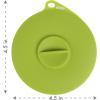 image:imageDexas Popware for Pets Flexible Suction Pet Food Lid GrayGreenGrayGreen